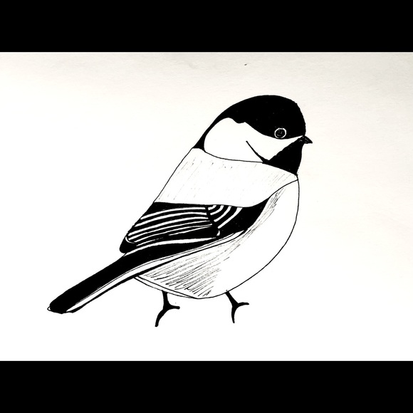 Hand-drawn Montessori wall art high contrast black & white baby prints - Picture 2 of 5